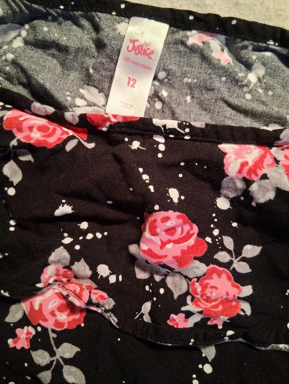Justice Floral Top